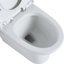 Toilette allongée monobloc 1,2 GPF (économe en eau) avec siège à fermeture en douceur (siège inclus)