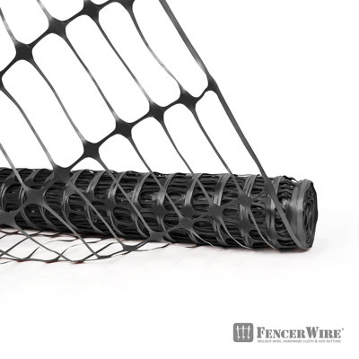 Fencer Wire Plastic Fencing Roll With Mesh Size 1.6" X 3.9"