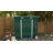 Outsunny 7' X 4'  Metal Patio Storage Shed Garden Lockable Shed Tool Utility Storage Unit, Green