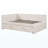 Full Size Upholstered L-Shaped Upholstered Daybed With Twinsize Pop Up Trundle And USB Ports, Beige-302379846