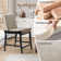 Wolfhurst Solid Wood Adjustable Height Bar Stool Set Of 2