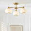 Eleta Glass Semi Flush Mount