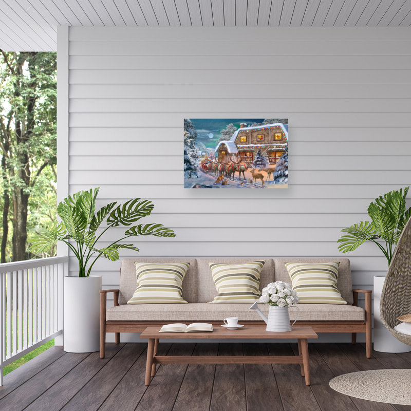 GL Studio Christmas Magic Outdoor  Canvas, 30" H x 47" W