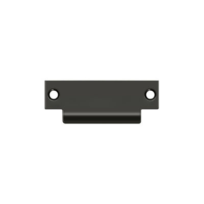 Deltana SPBDB478U10B ANSI Blank T- Strike, 4-7/8" x 1-1/4", Without Hole in Oil-rubbed Bronze
