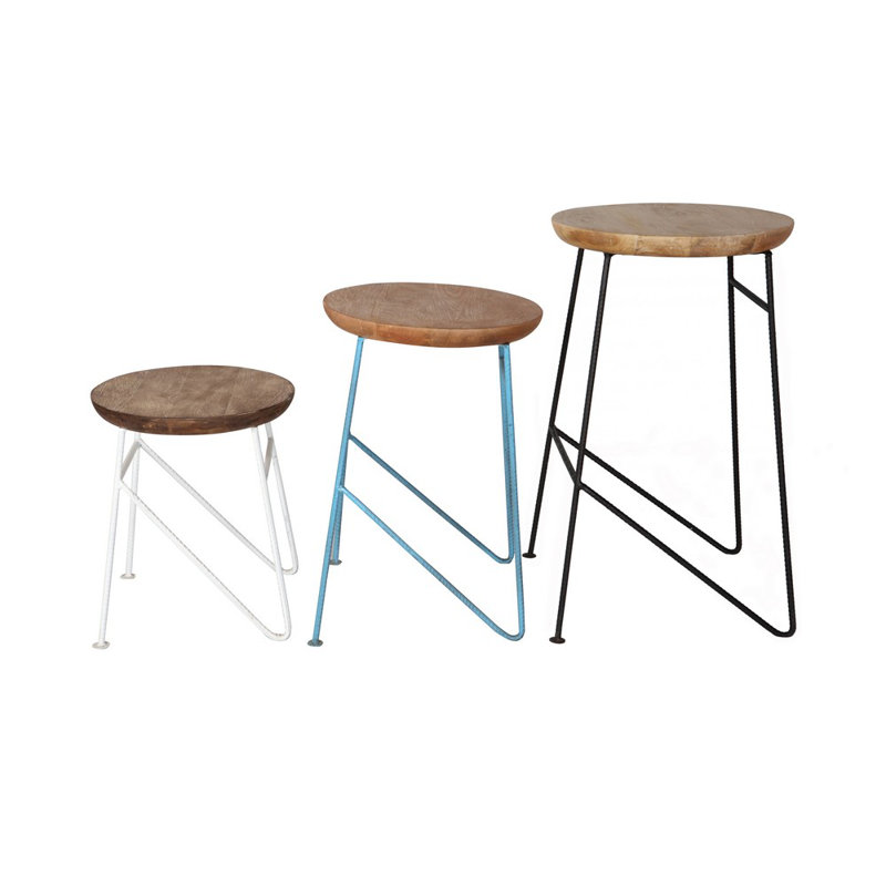 Nueva Vista Metal Accent Stool