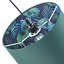 20cm H Cotton Drum Lamp Shade ( Screw On ) in Green
