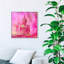 Bouddha rose - impression sur toile tendue-66812716-66812721