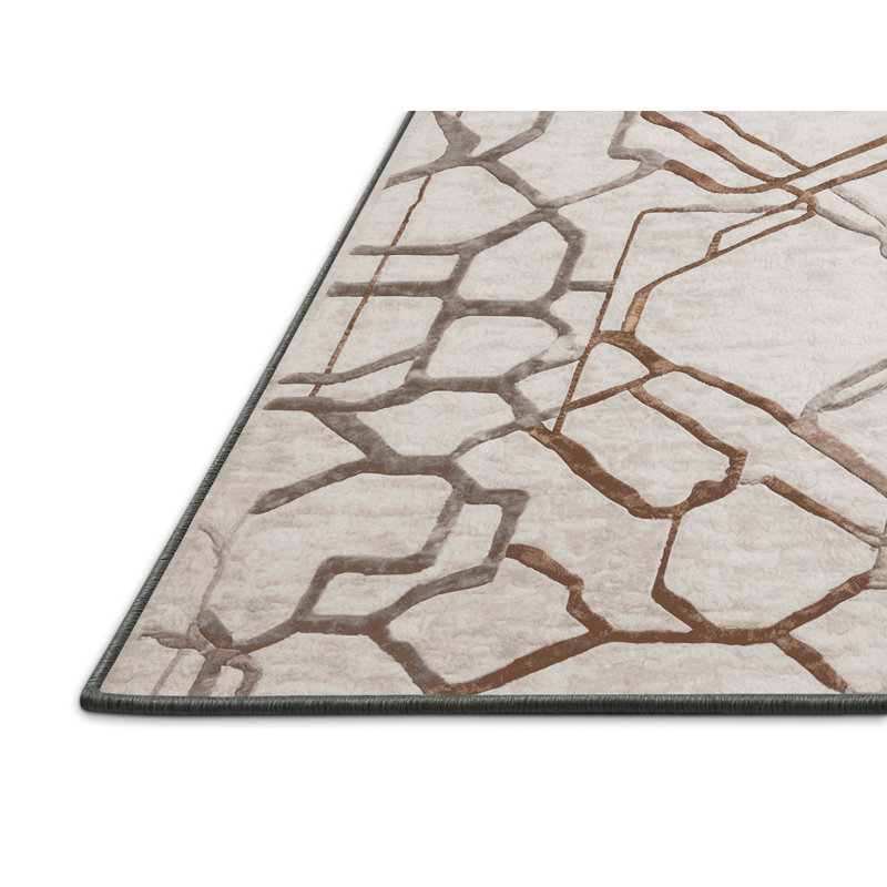 Tapis gris soyeux et moelleux, Tapis de couloir 2 pi x 4 pi