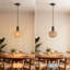  1-Light Bohemian Rattan Pendant