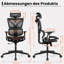 Franich Nylon Office Chair with Headrest-1173115216