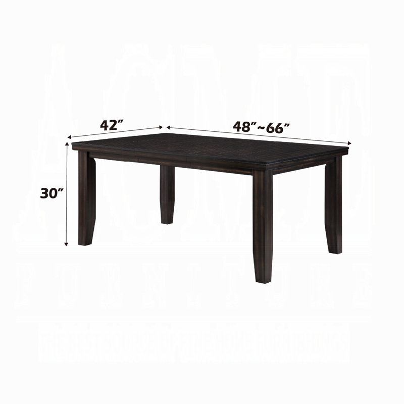 Table de salle à manger Urbana, Noir