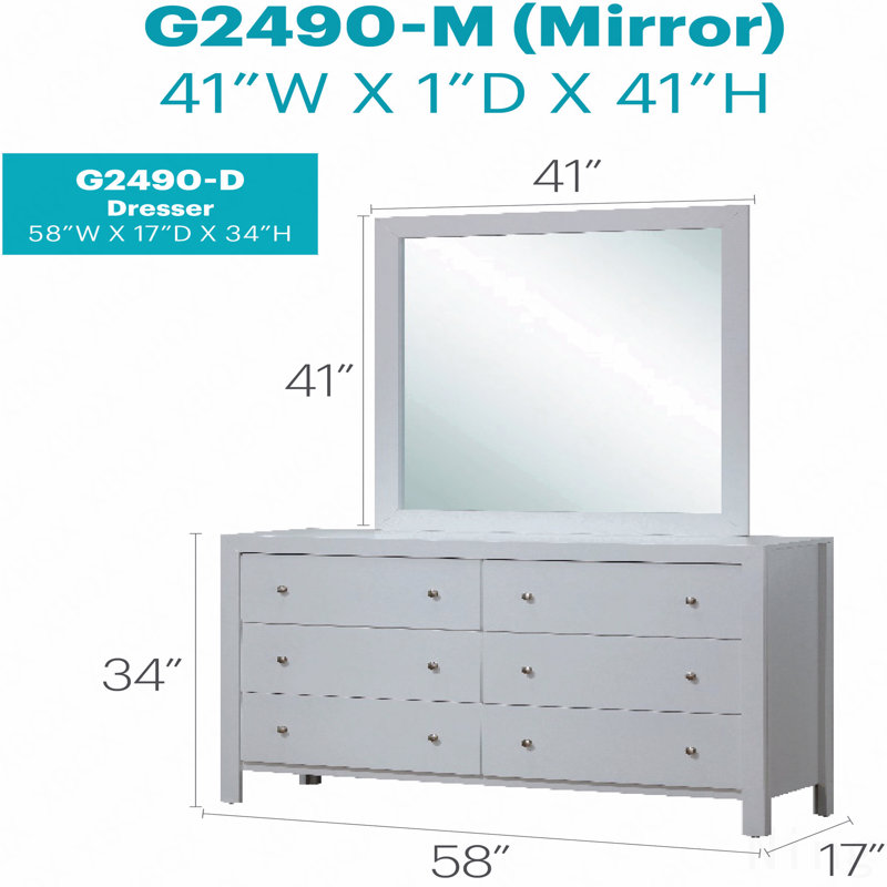 Commode transitionnelle élégante, White