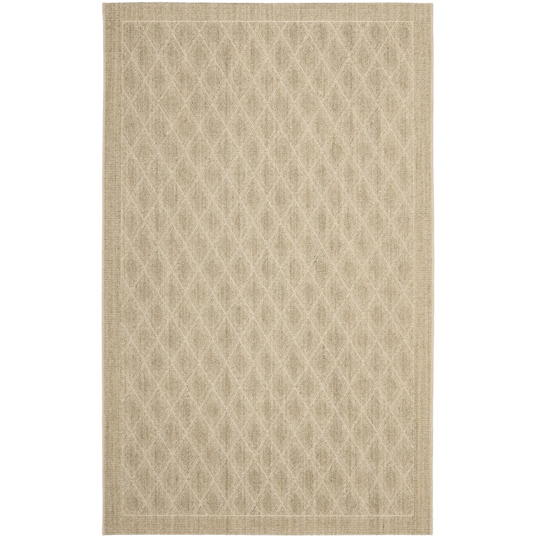Cayo Geometric Jute / Sisal Area Rug