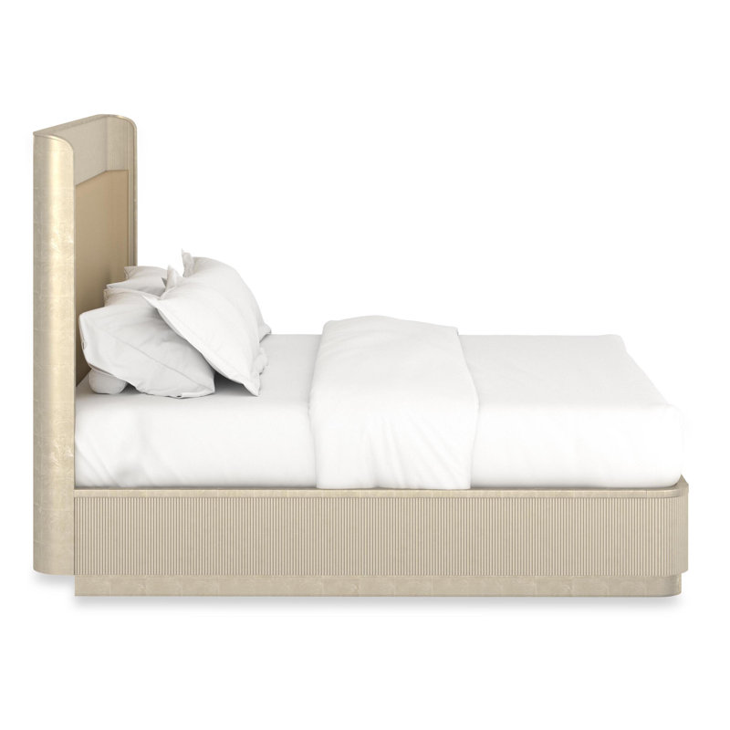 Love Upholstered Wingback Bed, King