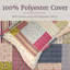  Ensemble de courtepointe Patchwork - avec taies décoratives - literie légère multicolore lavable à la machine-1393869582