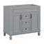 Meuble-lavabo 36 po sans lavabo supérieur, armoire seulement, armoire de rangement moderne avec 2 portes à fermeture douce et 2 tiroirs-1907897085