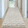 Moroccan Shaggy Collection Rugs Moroccan Design in Ivory/Grey