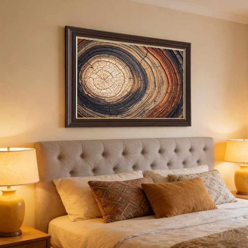 Art mural sur toile, "Cracked", 16"H x 24"W