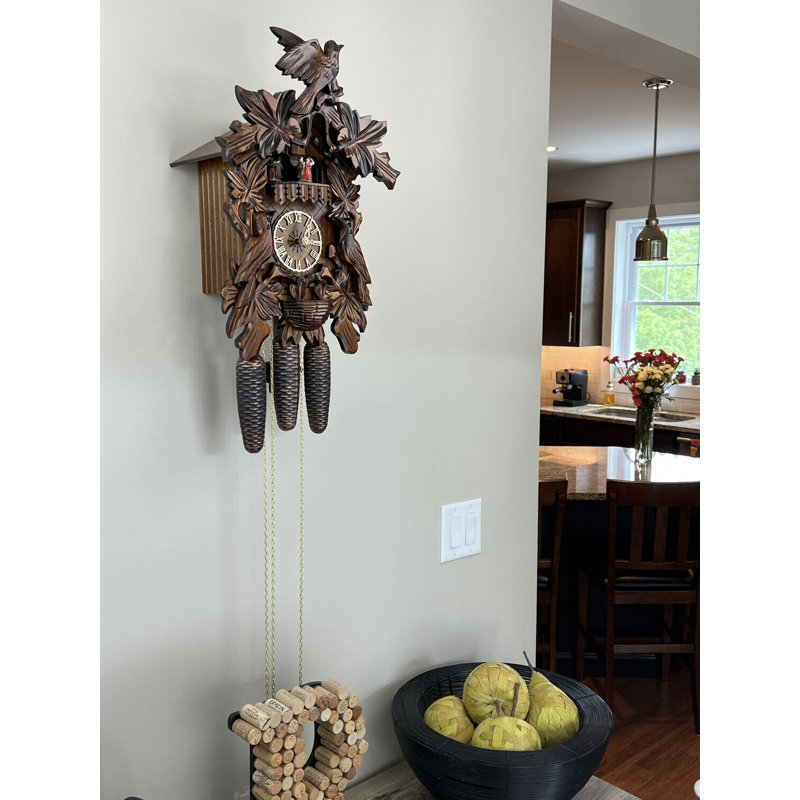  8-Day Hand-Carved German Musical Cuckoo Clock