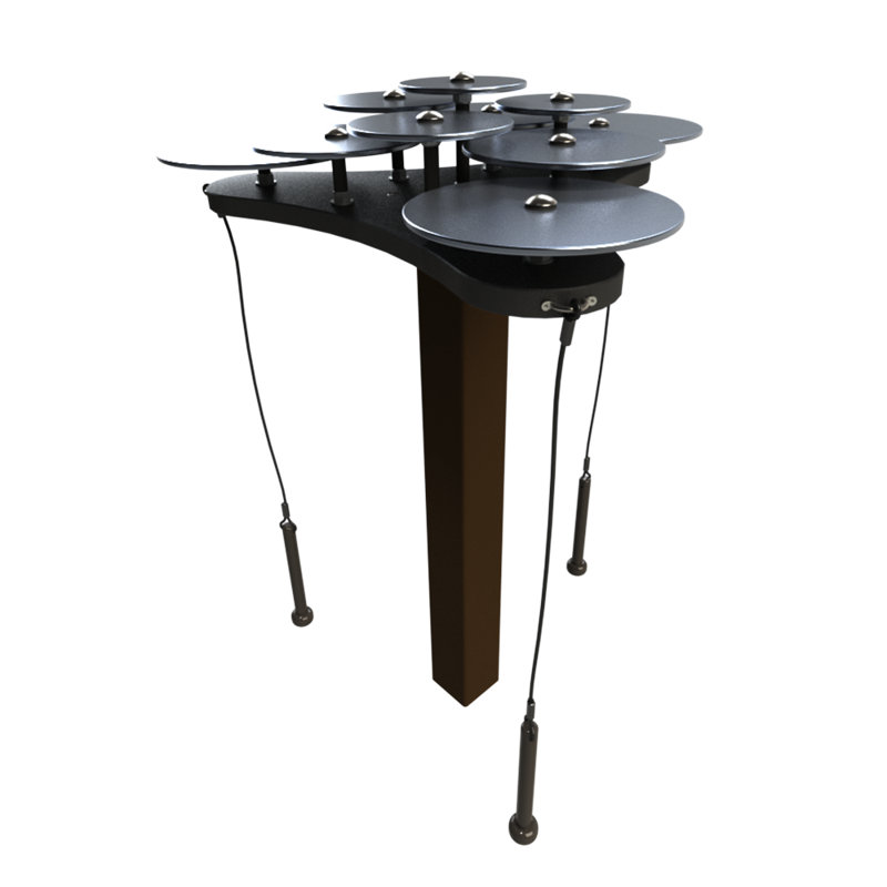 Panneau de terrain de jeu Lilypad, Surface de fixation, Argent