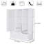 Armoire de rangement 12 cubes cubes en plastique empilable