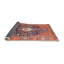 Tapis oriental orange / bleu-419657283