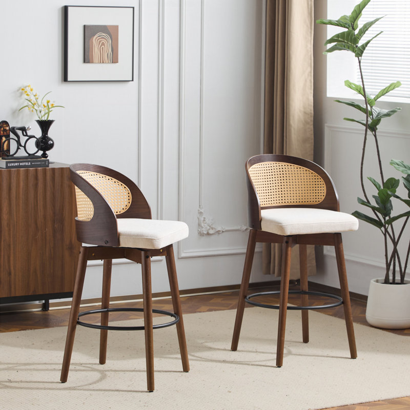 Swivel Upholstered Bar Stools