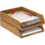 Organisateur de papier empilable en rotin Everard-2090852717