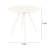 Metal End Table, Round Accent Coffee Side Table, Anti-Rust And Waterproof, Sofa Side Table For Living Room Bedroom Balcony (Beige)-1423407185