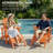  2-Person Outdoor Adirondack Chair with Ottoman-1533697963
