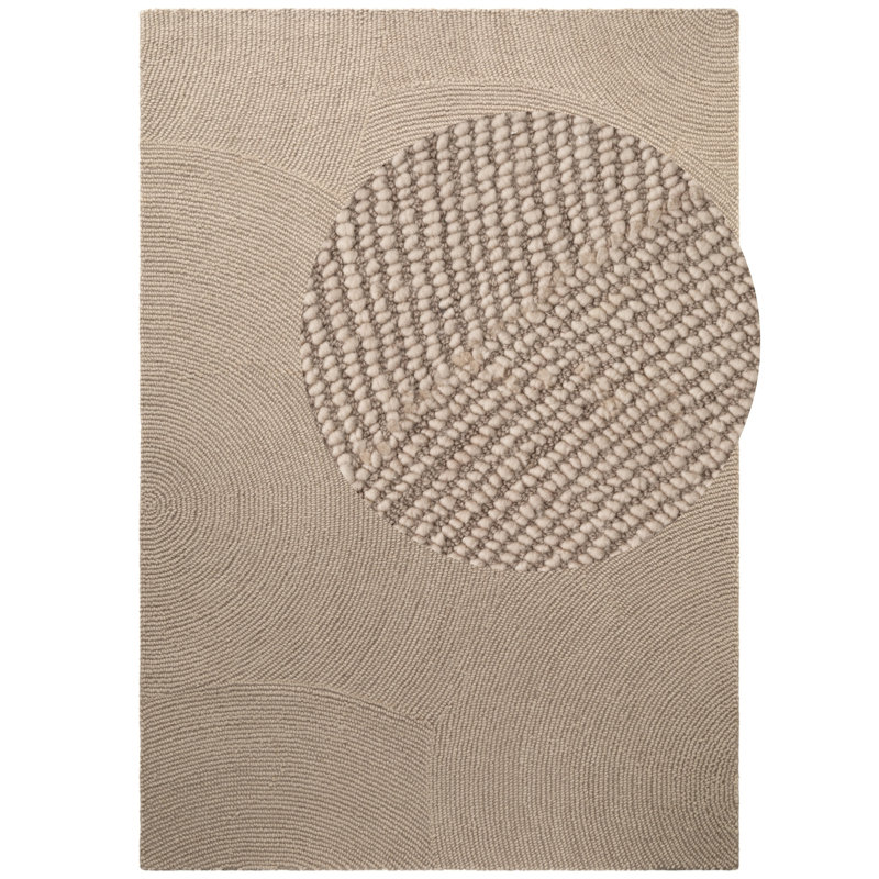 Calmio - Rug by Hanse Home - Natural Living Room Rug, Hand-Tufted Hygge, Scandinavian Living Room, Bedroom, Dining Room, Hallway