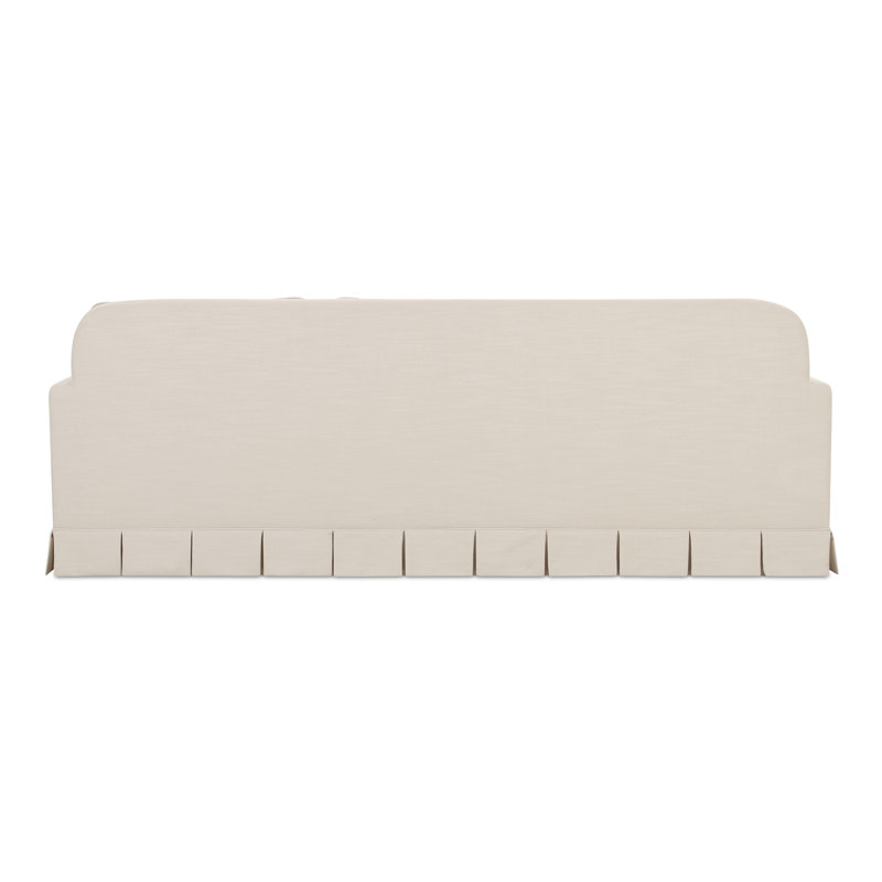 Pellicano 98'' Sofa, Cream Polyester Blend