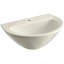 Parigi® Vitreous China 19.75" Pedestal Bathroom Sink-10940101-46017468