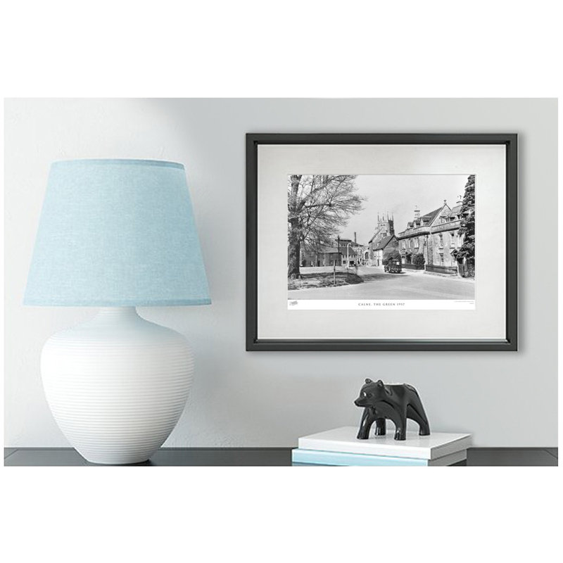 Calne, The Green 1957 - Single Picture Frame Print, 45cm H x 60cm W x 2.3cm D