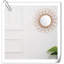 Miroir suspendu - Miroir mural en rotin tournesol, miroir de maquillage pour salle de bain Boho