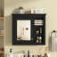 Armoire de rangement à pharmacie avec miroir-117887700