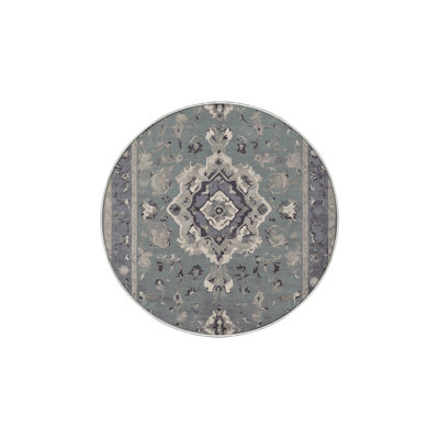 Machine Washable Green Area Rug