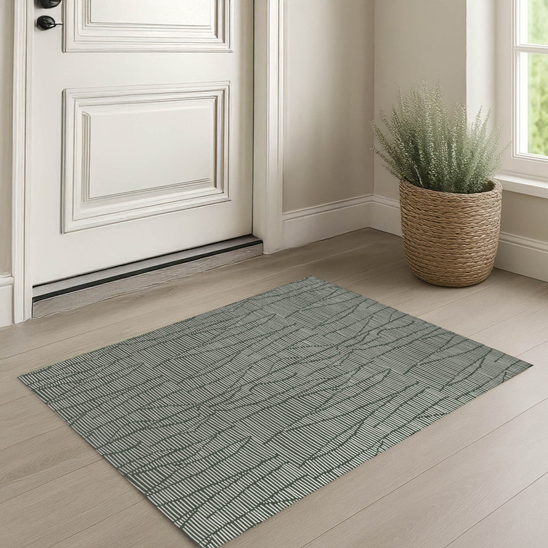 Paillasson Grer Chimi, Vert, L 48 po x L 72 po