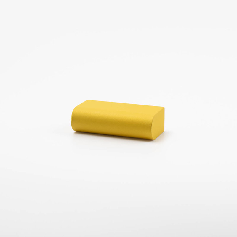 2" Length Geometric Knob, Sunflower (Yellow)