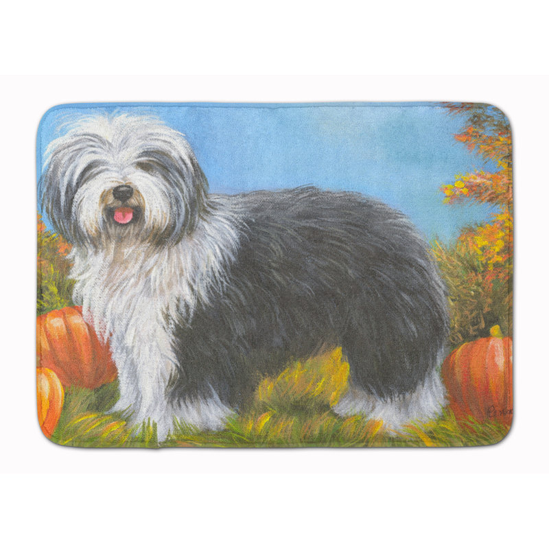 Tapis pour salle de bain Old English Sheepdog Ocotoberfest