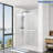 Opal Mirage MCOCOD 46-48.75" W x 76" H Double Sliding Soft Close Shower Door with 3/8" (10mm) Clear Glass-74762223