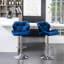 Tabouret de bar Breni Velvet Diamond-906895120