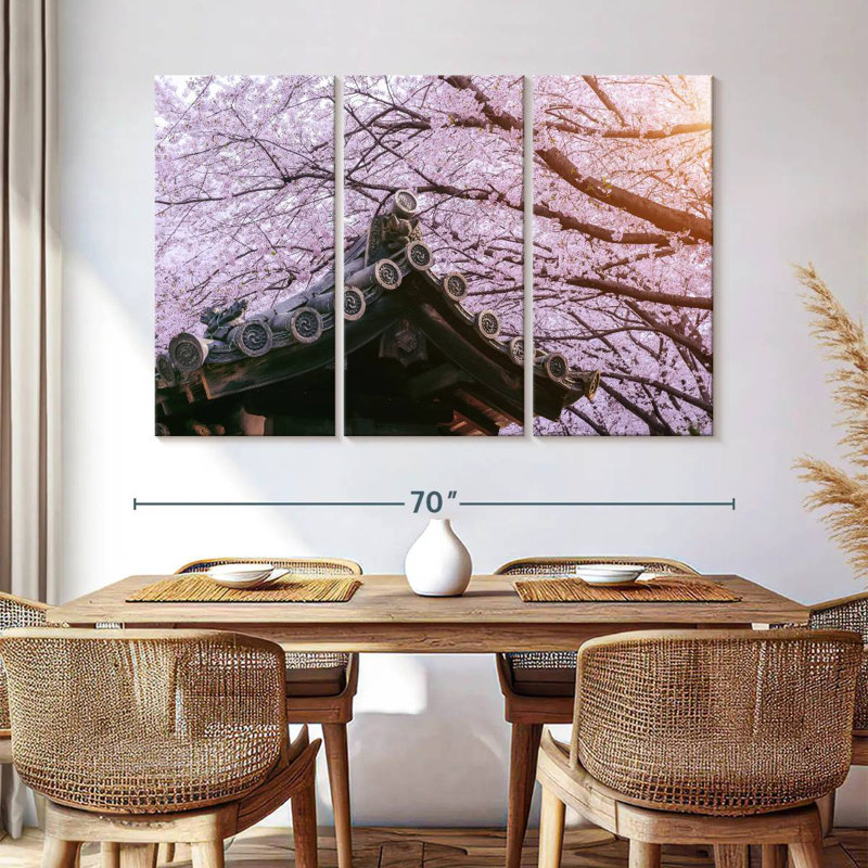 Harnek Blossoming Sakura Tree, 24" H x 38" W
