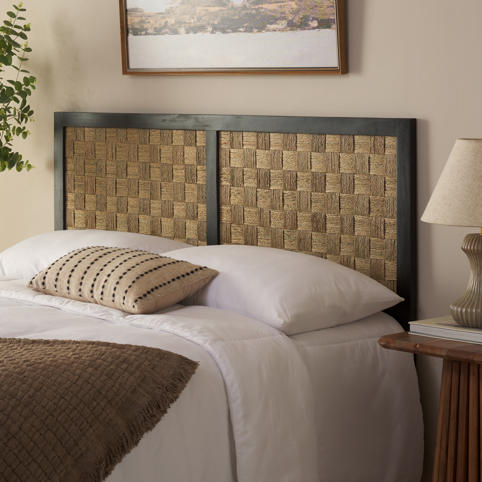 Verina Headboard, King, Black