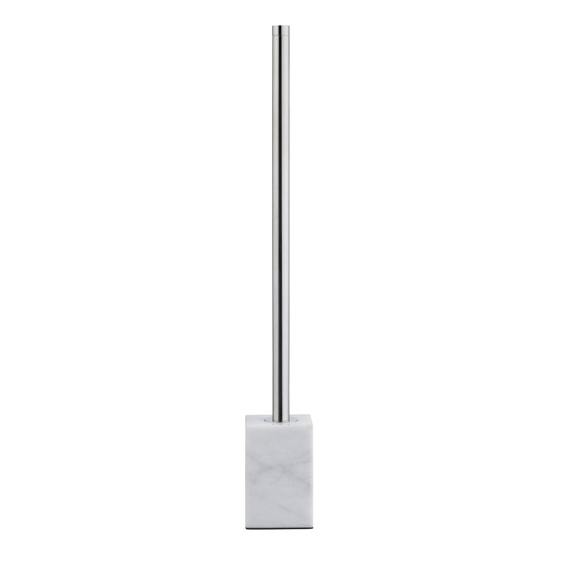 29.25" Marble Table Lamp With  Shade