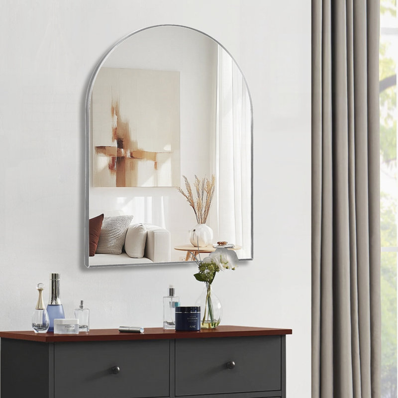 Miroir de salle de bain 30x36, Argent argent, 36 po x 30 po