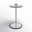 Ciro Metal & Mirrored Side Table-1074595656