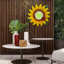 Décoration murale d'extérieur en métal et verre Ambarvale