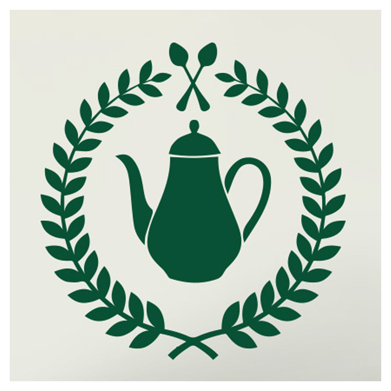 Food & Beverage Wall Decal, Medium, Dark Green