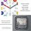 Horloge murale silencieuse XFM